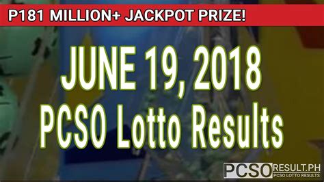 swertres result june 19 2018|June 19, 2018 .